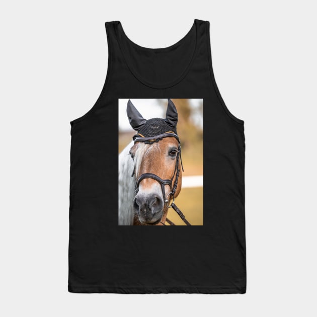 Haflinger mare at the riding arena Tank Top by M-Hutterer